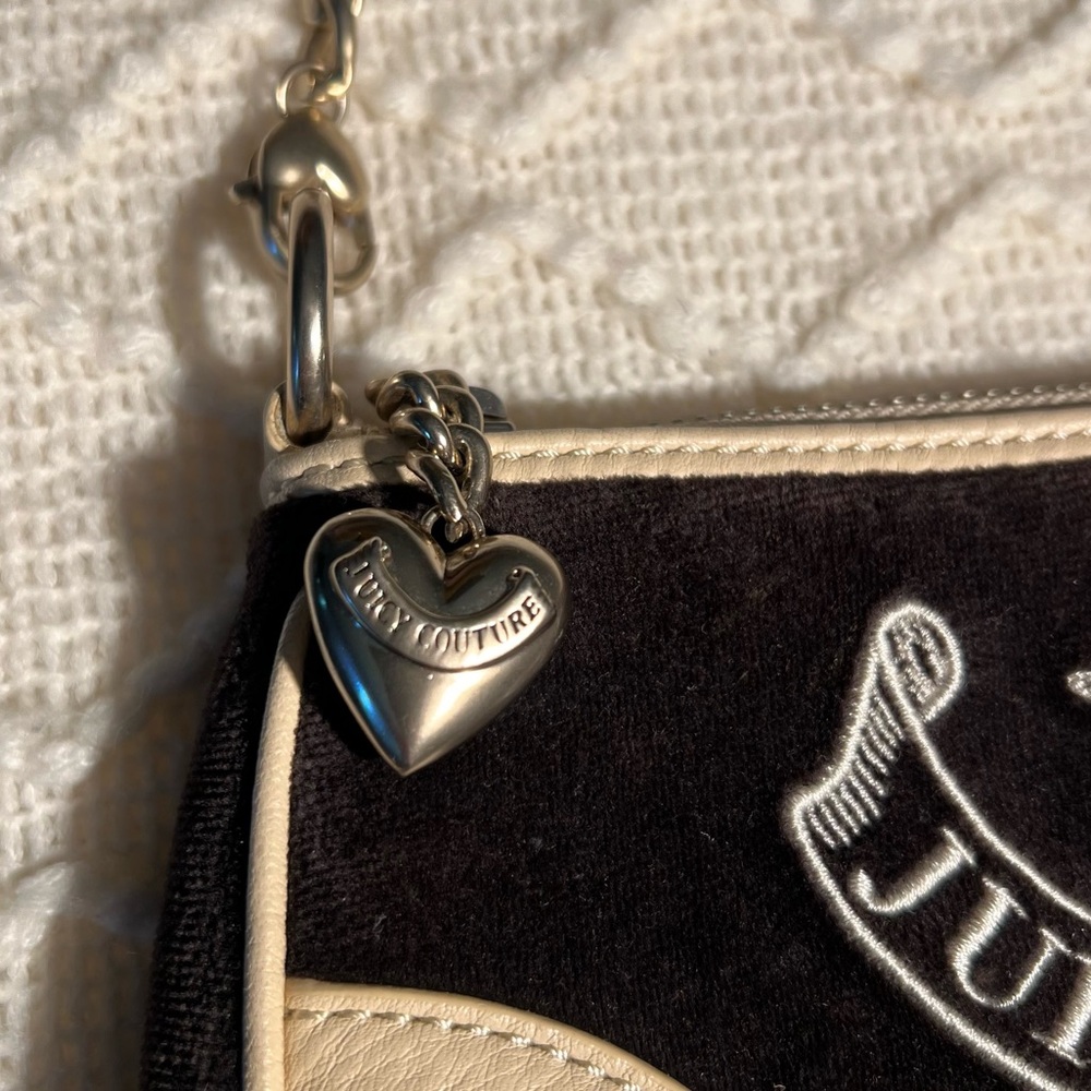 Vintage Iconic Y2K Juicy Couture Velour Baguette Little Bag Purse - Picture 3 of 11
